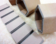 Three-layered cardboard 60 ° V-cut