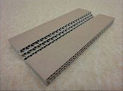 92°V-shaped triple corrugated cardboard